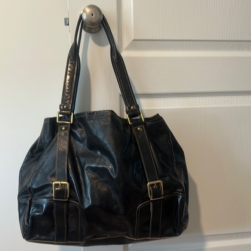 Kenneth Cole Black Leather Handbag